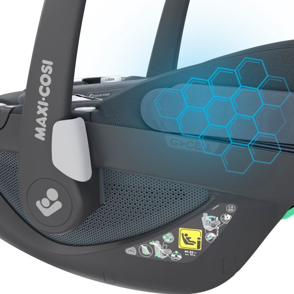 Maxi-Cosi Pebble 360 i-Size Baby Babyschale Essential Graphite